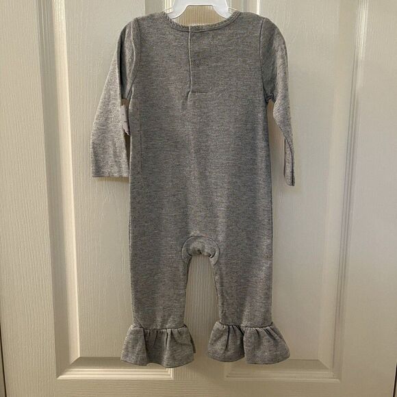 Mud Pie Baby Girl Halloween Pumpkin One Piece Romper Jumpsuit 6-9 Months NWT - Picture 8 of 10